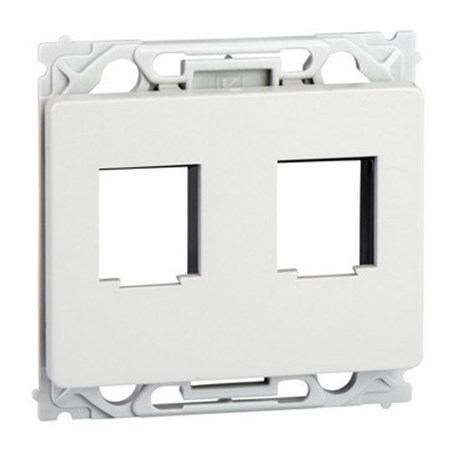 Dataudtag 2x keystone rj45