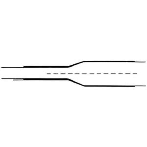 Varmekrymp slange 9,5/4,8 mm