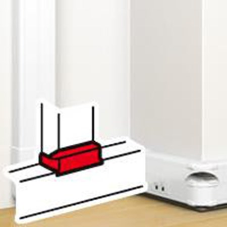 T-stykke 130/105 hvid