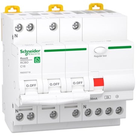 Kombiafbryder 3p+n 16a