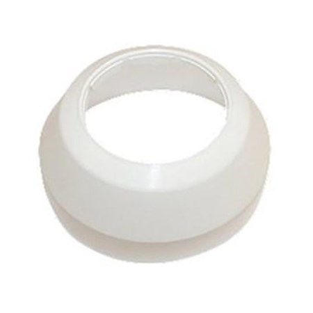 Vægroset hvid ø40 mm