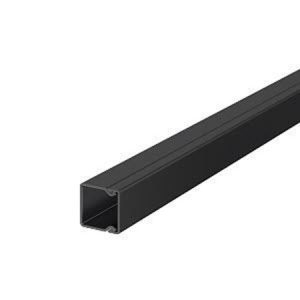 Kabelkanal 17.5x17.5mm sort