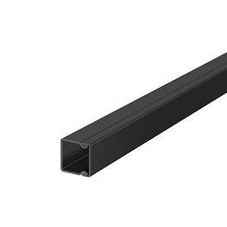Kabelkanal 17.5x17.5mm sort