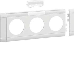 Afdækning 80mm tripel stikkontakt