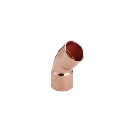 Bøjning 45 kobber 42 mm