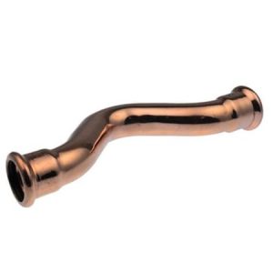 Overbøjning 18 mm kobber