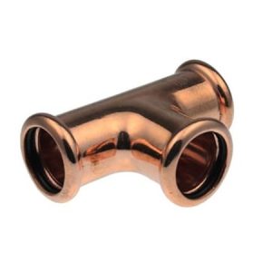 T-stykke 28 mm kobber