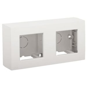 Indsats 2-modul hvid