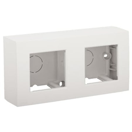 Indsats 2-modul hvid