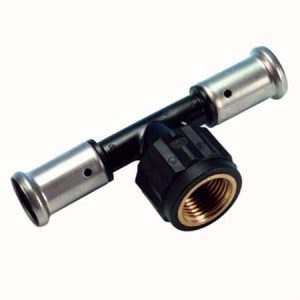 Pres tee pvdf 26mm