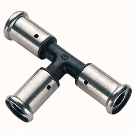 Pvdf pres t-stykke 40mm