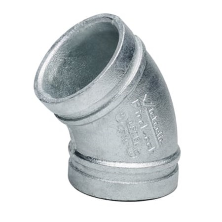 Victaulic firelock bøjning 45