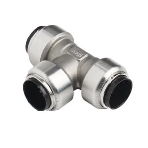 T-stykke rustfri stål 22 mm
