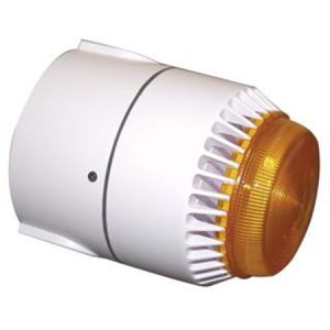 Sirene med blitzlampe 24v