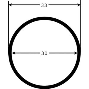 Spiralslange 30mm sort