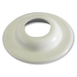 Bøsningskrave plast hvid