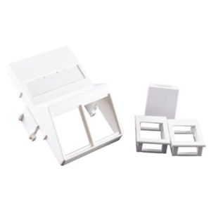 Dataudtag 2x keystone hvid