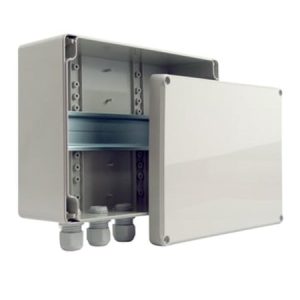 Montage kasse ip65 din-skinne