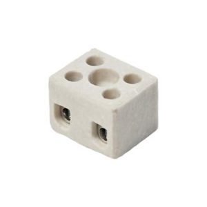 Kronemuffe porcelæn 6mm² 2-polet