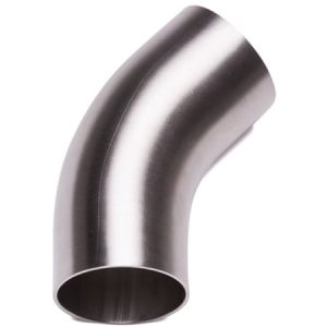 Bøjning 45 rustfrit stål 76mm