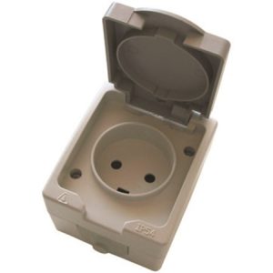 Stikkontakt enkelt ip54
