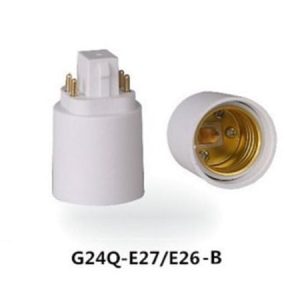 Fatning adapter g24q e27