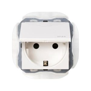 Stikkontakt schuko ip44