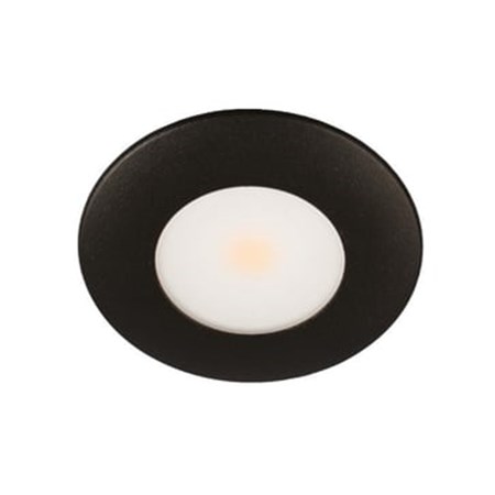 Led downlight sort 3000k