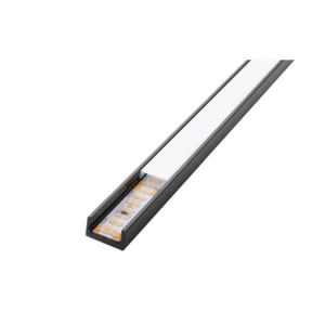 Led-profil 1,8m sort
