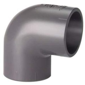 Pvc vinkel 90° 90mm