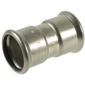 Muffe 108 mm rustfri
