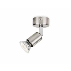 Loftlampe mat krom