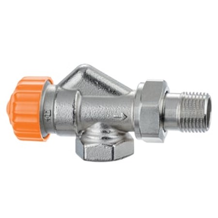Radiatorventil dn10 omvendt vinkel