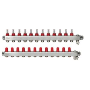 Gulvvarmemanifold 12 kredse