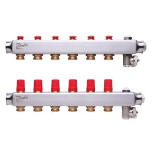 Gulvvarmemanifold 6+6