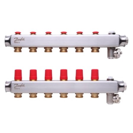 Gulvvarmemanifold 6+6