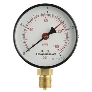 Manometer 1/2 ø100 0-6 bar
