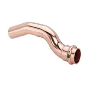 Overbøjning 12 mm kobber