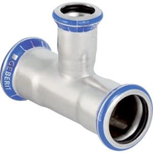 T-stykke reduceret 22x12x22mm