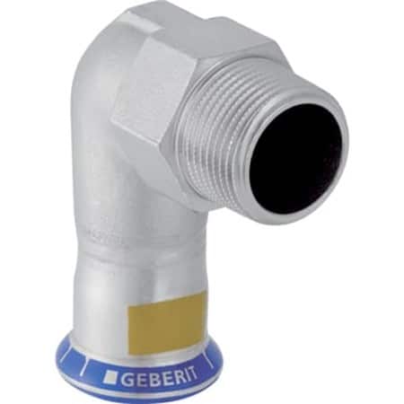 Overgang rf vinkel 90° 22mm