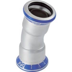 Bøjning 15° rustfrit stål 42mm