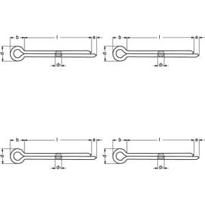Splitbolte og splitter