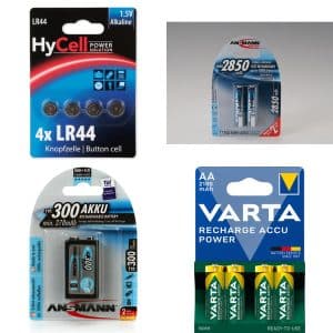 Genopladelige batterier