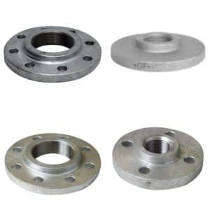 Gevindflanger Galvaniseret