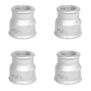 Formmuffer Galvaniseret