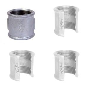 Randmuffer Galvaniseret