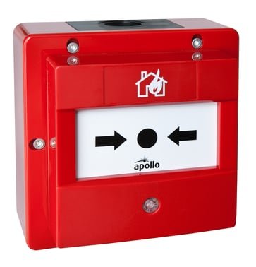 ESMI Intellia adresserbart brandtryk EPP-22A med rød farve og IP67-beskyttelse til udendørs brug