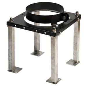 Metalbestos Wood gulvbæring 150 mm justerbar til stålskorsten