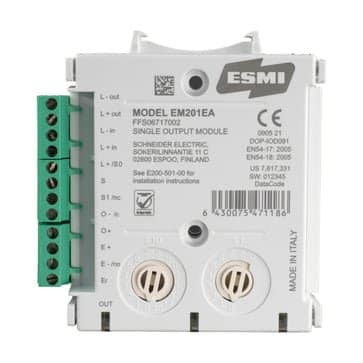 Esmi EM201EA I/O modul med isolator til brandalarmsløjfe