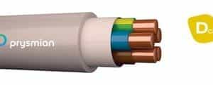Prysmian EASYSTRIP installationskabel 5G6 halogenfri grå 500V
